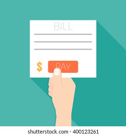 Receipt vector icon
