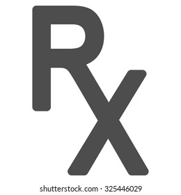 Receipt vector icon. Style is flat symbol, gray color, rounded angles, white background.