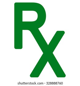 Receipt vector icon. Style is flat symbol, green color, rounded angles, white background.