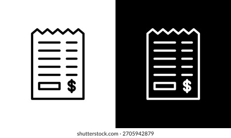 Diseño de conjunto de iconos blanco Comprobante