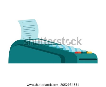 receipts voucher device technology icon