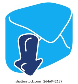 Erhalten 3D-Symbol Vektor Stil für die Kommunikation Benutzeroberfläche Dualtone Stil.