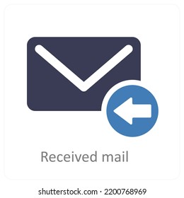 Receive Mail Email Icon Concept Stock Vector (Royalty Free) 2200768969 ...