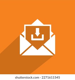 receive mail icon , message icon
