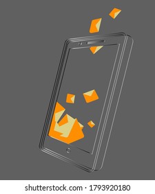 Receive messages on your mobile phone.