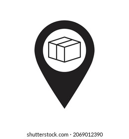 Receive order in pick up and collection point  vector illustration