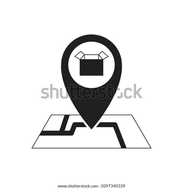 Receive order pick up icon design isolated on\
white background