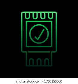 receive payment nolan icon. Simple thin line, outline vector of online shopping icons for ui and ux, website or mobile application