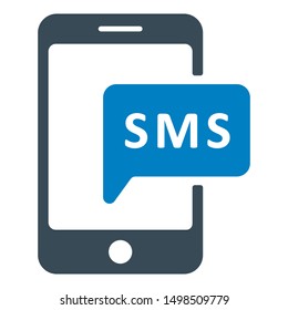 Receive Sms Icon Vector Graphics Stock Vector (Royalty Free) 1498509779 ...