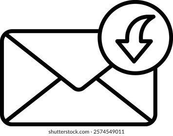 Receive vector icon. Can be used for printing, mobile and web applications.