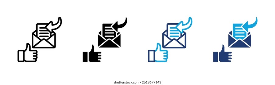 Elemento De Icono De Correo Electrónico Recibido Para Diseño