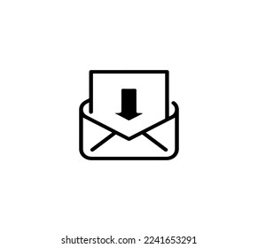 received icon .inbox message icon