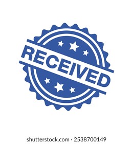 Received Letter Rubber Stamp Template