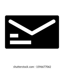 received mail icon isolated sign symbol vector illustration - high quality black style vector icons
