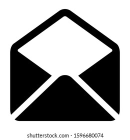 received mail icon isolated sign symbol vector illustration - high quality black style vector icons
