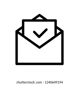 Received vector icon