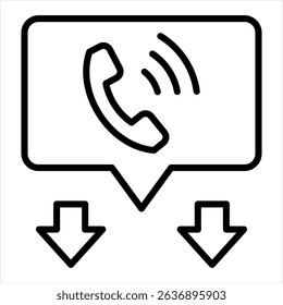 Receiver Icon Person Receiving Message Line style