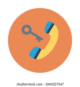 receiver telephone key 