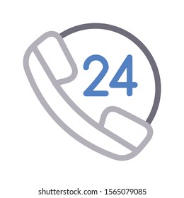 receiver vector colour line icon 