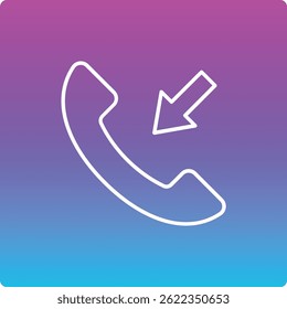 Receiver vector icon. Can be used for printing, mobile and web applications.