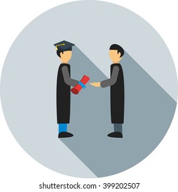 Receiving Diploma