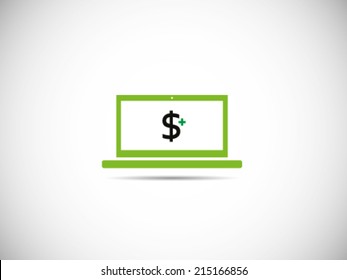Receiving Dollar On Laptop