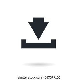 Receiving Download icon