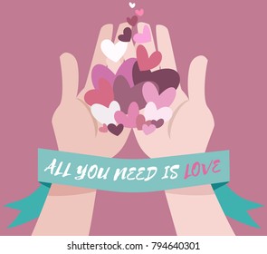 Receiving lots of love