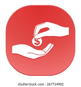 receiving money icon
