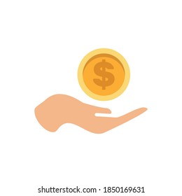 Receiving The Money icon. Simple element from e-commerce collection. Creative Receiving The Money icon for web design, templates, infographics and more