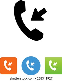 Receiving a phone call symbol