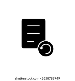 Recent Activity Icon for Mobile Interface