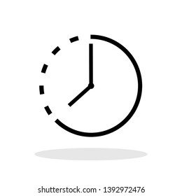 Recent activity icon in trendy flat style. History symbol for your web site design, logo, app, UI Vector EPS 10. 