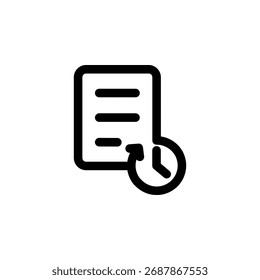 Recent Icon for Activity and History Interface