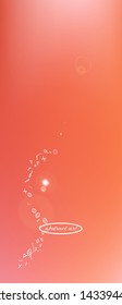 Recent space and signs confetti. Usefull colorific illustration. Background smooth. Ultra Wide background portrait texture. Colorful clean abstraction. Coral theme.