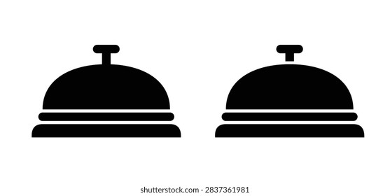 Reception bell or counter bell. Service clock, A table bell that produces a clear sound with a tap or a press to attention at the counter or reception desk. Front office or frond desk, desk bell.