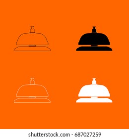 Reception bell icon .