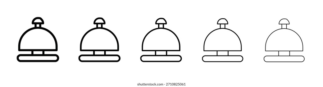 Reception bell icon design, logo, app, UI. Vector illustration, EPS