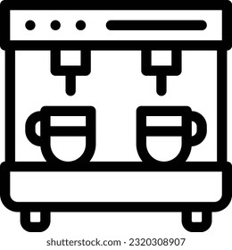 reception coffee maker air conditioner icon 
