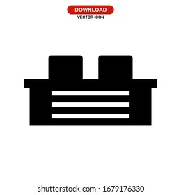 Symbol oder Logo der Rezeption, einzelne Zeichen Symbol Vektorillustration Illustration - hochwertige Vektorsymbole im schwarzen Stil
