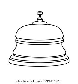 reception hotel ring isolated icon