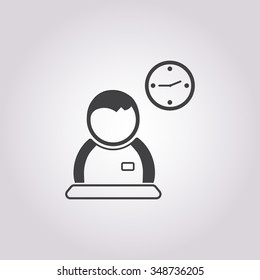 Reception icon. 