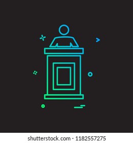 Reception icon design vector