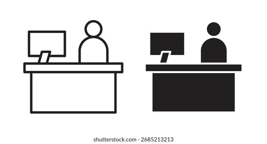 Icono de recepción símbolo de signo de Vector