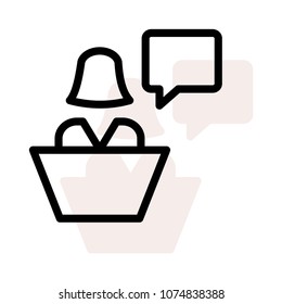 reception message employee 