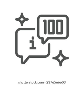 Reception related icon outline and linear vector.