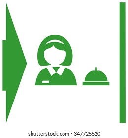 Reception vector icon.