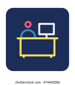 Reception Vector Icon