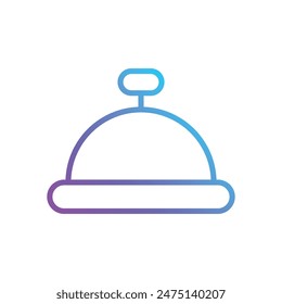 Reception vector icon design stock illustration