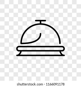 Reception vector icon isolated on transparent background, Reception logo concept